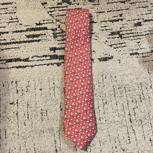 Vineyard vines Men’s tie Pink Sailboat